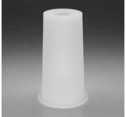 Silikon Gießform "Vase lang mit Riffel"