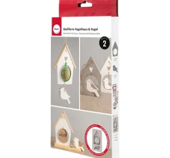 Silikon Gießform "Vogelhaus & Vogel"