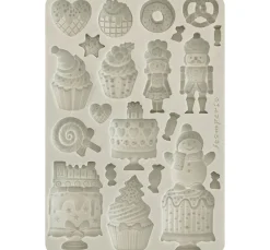 Silikonform A5 "Candy Christmas - Cakes"