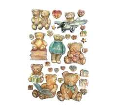 Silikonform A5 "The Owl's House - Teddy & Bears"
