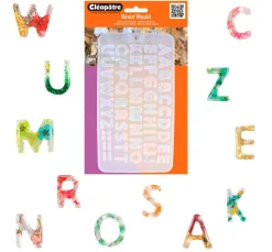 Silikonform für Gießharz "Alphabet"