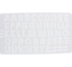 Silikonform für Gießharz "Alphabet"