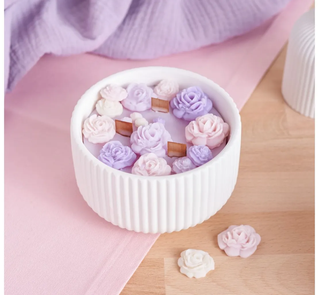 Silikonform "Rosenblüten"