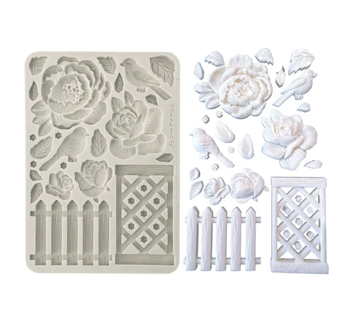 Silikon-Gießform "House of Roses"