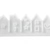 Silikon-Gießform "Häuserreihe", 5-fach