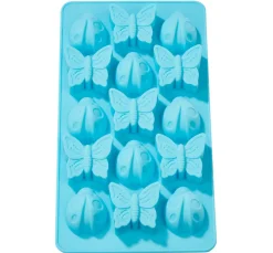 Silikon-Gießform "Marienkäfer & Schmetterling"