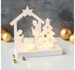 Silikon-Gießform "Tannenbaum" mit Steckkante