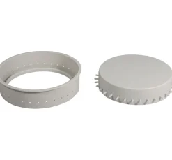 Silikon-Gießform "Untersetzer mit Lochrand"