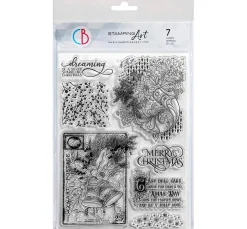 Silikonstempel "Elegance of Blue"