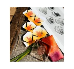 Silikonstempel für Faltblume "Malva"