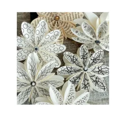 Silikonstempel für Faltblume "Design"