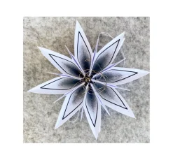 Silikonstempel für Faltstern Mittel 