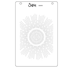 Sizzix A6 Stencil "Cosmopolitan - Shine Bright by Stacey Park"