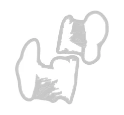 Sizzix Framelits Stanzschablone und Clear Stamps "Painted Pencil Mushrooms"