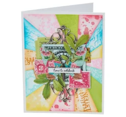 Sizzix Framelits Stanzschablone und Clear Stamps by 49 and Market