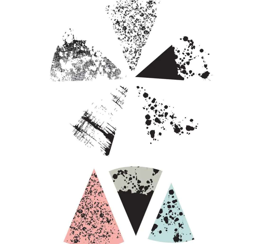 Sizzix Framelits Stanzschablone und Clear Stamps by 49 and Market