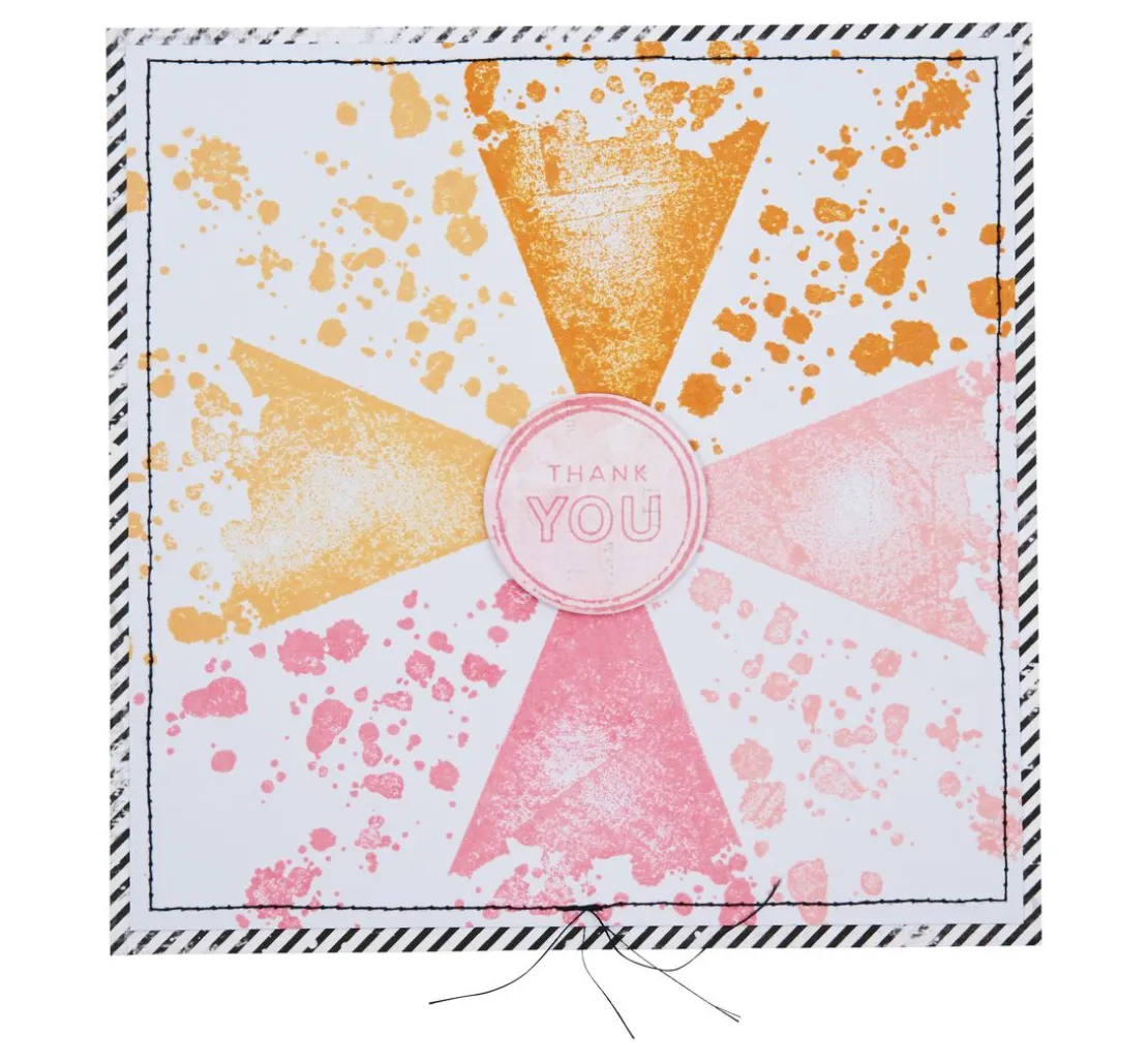 Sizzix Framelits Stanzschablone und Clear Stamps by 49 and Market