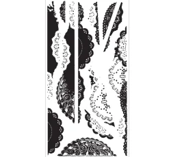 Sizzix Framelits Stanzschablone und Clear Stamps by 49 and Market