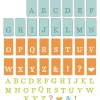 Sizzix Stanzschablone und Clear Stamps "Tab Stamp Alpha by 49 and Market"
