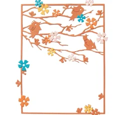 Sizzix Thinlits Stanzschablone "Woodland Cardfront"