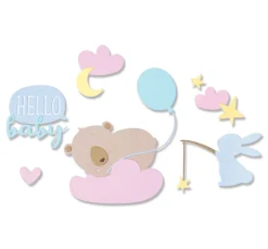 Sizzix Thinlits Stanzschablone "Hello Baby"