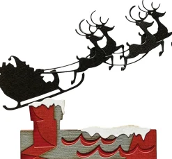 Sizzix Thinlits Stanzschablone "Reindeer Sleigh by Tim Holtz"