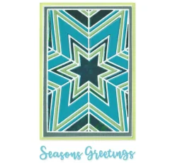 Sizzix Thinlits Stanzschablone "Cosmopolitan Christmas - Star Bright by Stacey P