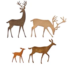 Sizzix Thinlits Stanzschablone "Darling Deer by Tim Holtz"