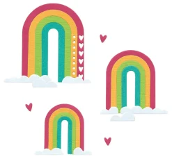 Sizzix Thinlits Stanzschablone "Rainbow Arches by Catherine Pooler"