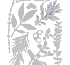 Sizzix Thinlits Stanzschablone "Hidden Leaves"