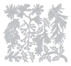 Sizzix Thinlits Stanzschablone "Holiday Greens by Tim Holtz"