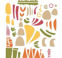 Sizzix Thinlits Stanzschablone "Infinite Doodles #1"