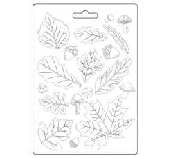 Soft Modellierform A5 "Whispering Woods - Leaves"