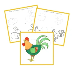 Spiralbuch Zeichnen lernen Graffy Nature "Der Bauernhof"