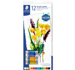 Staedtler Acrylfarben-Set, 12 Tuben