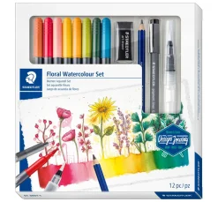 STAEDTLER Aquarell-Set "Blumen"