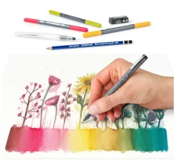 STAEDTLER Aquarell-Set "Blumen"