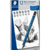Staedtler Bleistifte Mars Lumograph, 12 St.