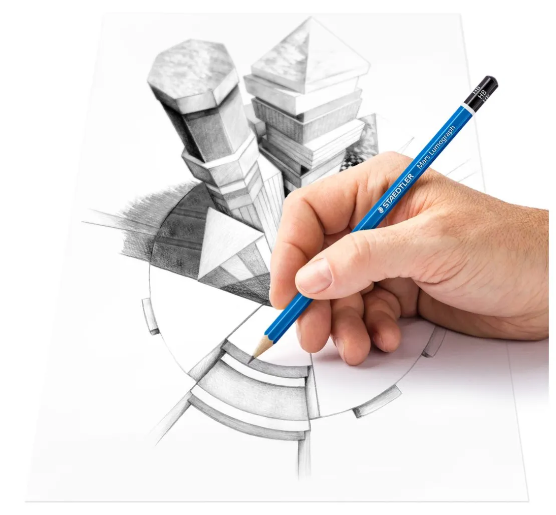 Staedtler Bleistifte Mars Lumograph, 12 St.