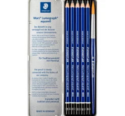 Staedtler Bleistifte Mars Lumograph Aquarell, 5 St.