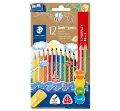 Staedtler Noris color Jumbo Buntstifte + Spitzer