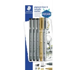 STAEDTLER Pigment Liner & Metallic Marker