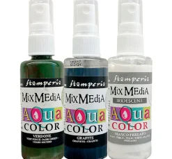 Stamperia Aquacolor "Gear up for Christmas", 3er-Set