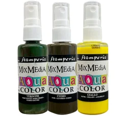 Stamperia Aquacolor "Golden Harmony", 3er-Set