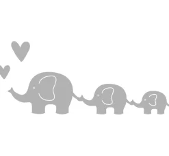 Stanzschablone "Elefantenfamilie"