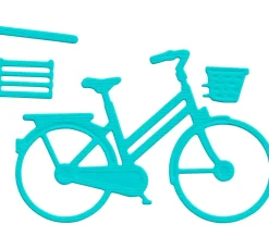 Stanzschablone "Fahrrad mit Korb"