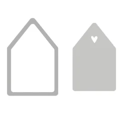 Stanzschablone "Häuser"