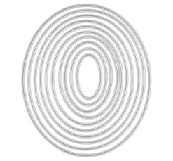 Stanzschablone "Ovale"
