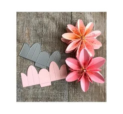 Stanzschablone-Faltblumen "M"