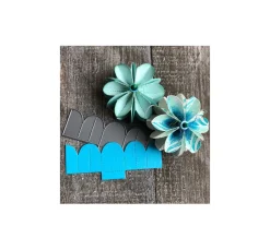 Stanzschablone-Faltblumen "S"